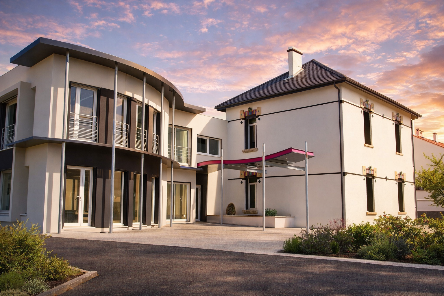 Bâtiment tertiaire contemporain